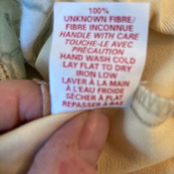 Handcut by preloved VTG Bubble Twill V-Neck Dress w/pockets elastic bottom - Picture 11 of 15